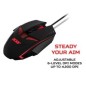 Acer Nitro Mouse (NMW120) Optisk Kabling Sort Rød